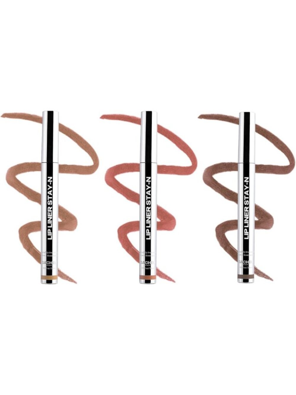Long-Lasting Peel Off Lip Stain Set - Trio of Vibrant Lip Liners for Perfect